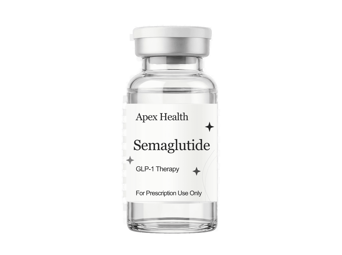 Apex Health semaglutide vial render